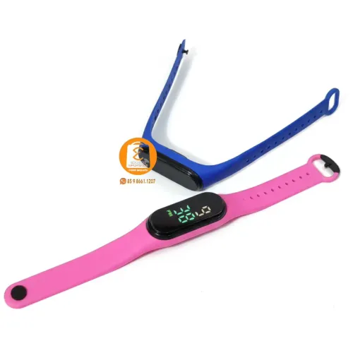 Relógio LED Esportivo, Digital a Prova d'água Colorido