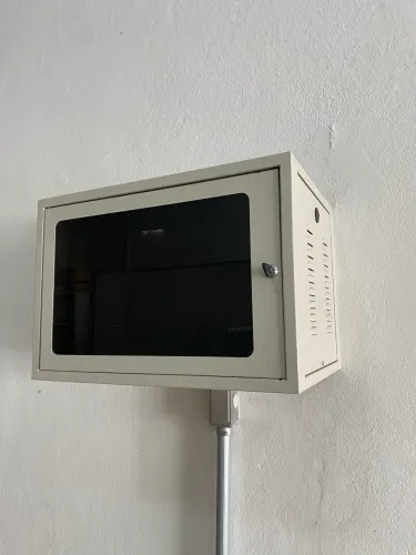 Caixa Organizadora Rack Horizontal De Fonte Cabos