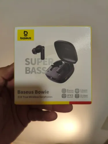 Fone de ouvido sem fio bluetooth Baseus E19