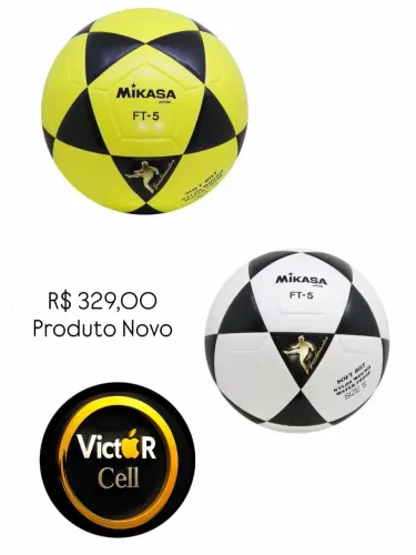 (PROMOÇÃO) Bola Mikasa FT5 Oficial | Original | Loja @VictorCell