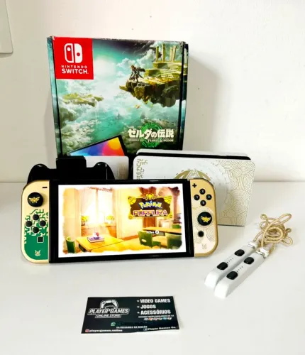Nintendo Switch OLED Edição Especial Zelda (Aceito Cartão)
