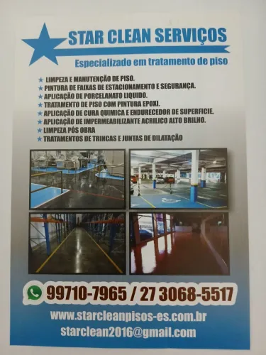 Limpeza e conservação de piso