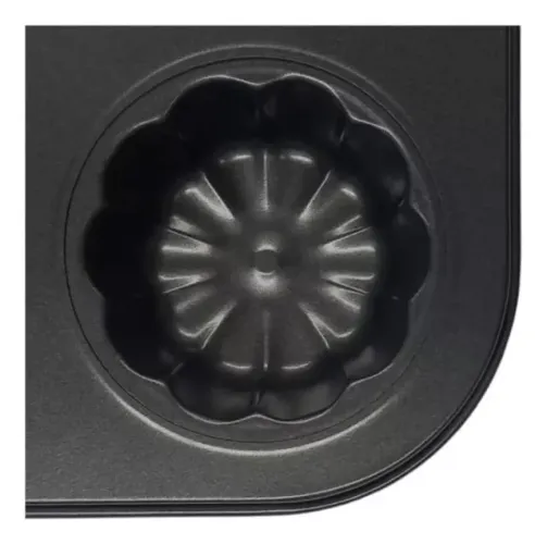 forma para 12 cupcake muffins mini bolo formato de flor 35x26x7cm ds4694