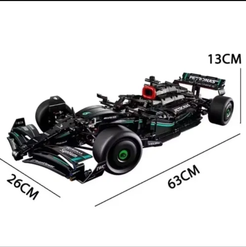 F1 Mercedes W14 1642 peças - Kit Blocos de Montar