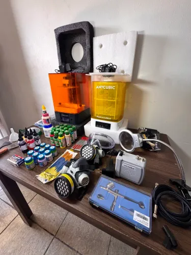Equipamentos Novos p/ Impressão 3D em Resina (Impressora , Secadora e Muito mais)