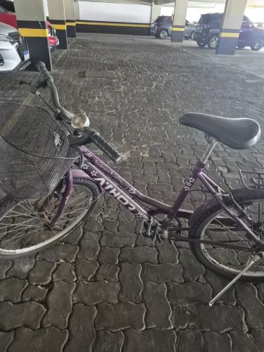 Bicicleta Aro 24 Roxa - Feminina