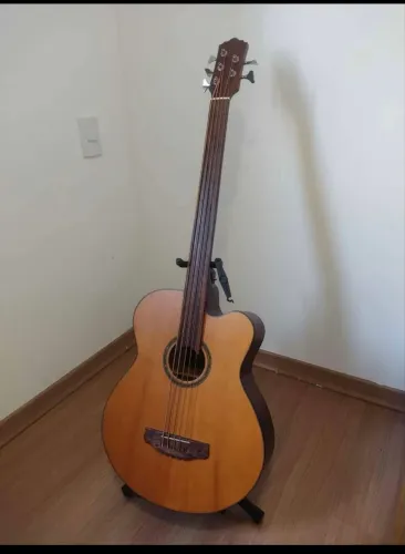 Baixolão Giannini Fretless 5 cordas - Série GWSBXA