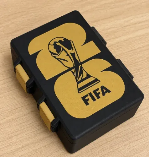 Caixa para Figurinhas porta figurinhas Copa do Mundo FIFA 2026 Panini Premium 3D
