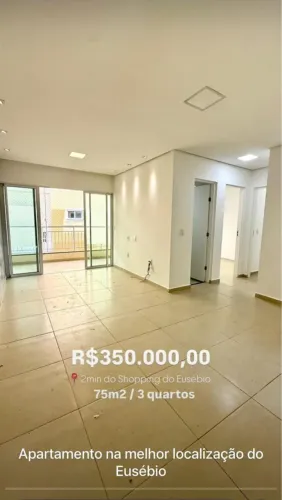 Apartamento Eusébio 3 quartos / 2 vagas