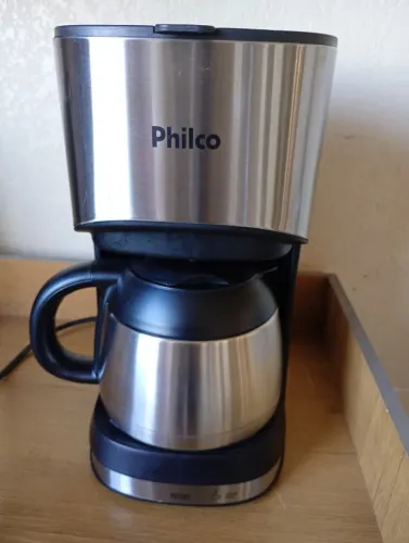 Cafeteira Philco Inox - Semi Nova - Completa com Todos os Acessórios