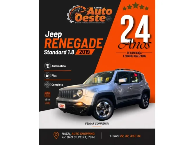 Jeep Renegade 1.8 4X2 Flex 16V Aut. 2019