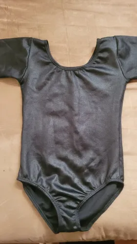 Conjunto de Dança Flamenca Infantil: Saia de Babados + Collant Preto