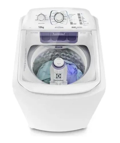 Máquina de Lavar Electrolux 12kg Branca Turbo Economia Silenciosa com Cesto Inox