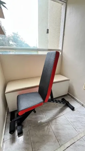 Banco de academia inclinável 