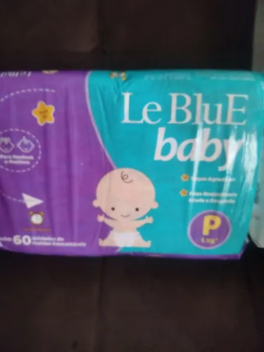 Fraldas Huggies P (48) Le Baby P(60) Turma da Monica G (16)