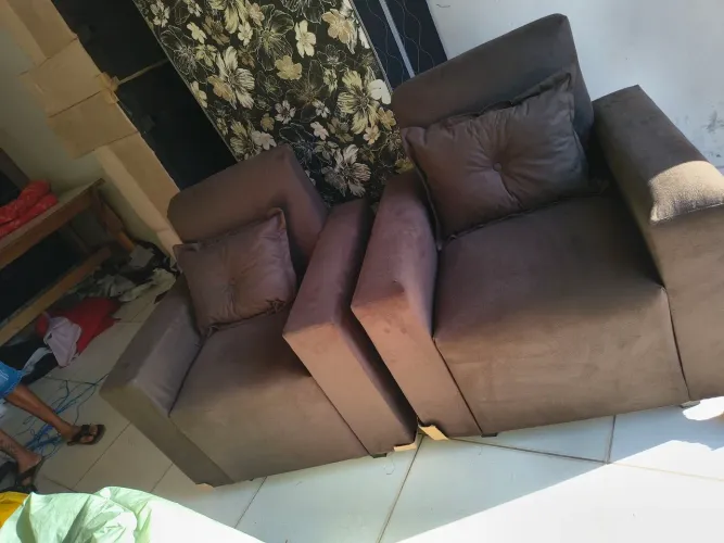 Conjunto de poltronas decorativas cores a escolher