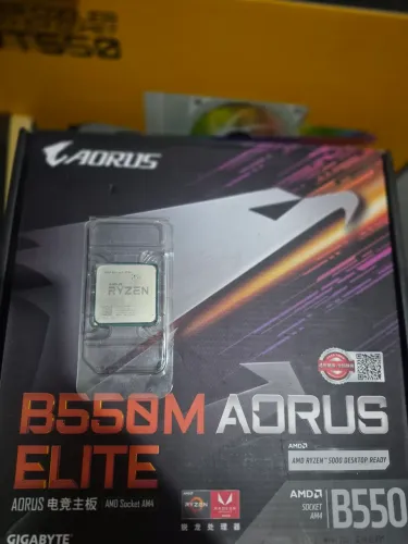 KIT B550M AORUS ELITE + RYZEN 7 2700 