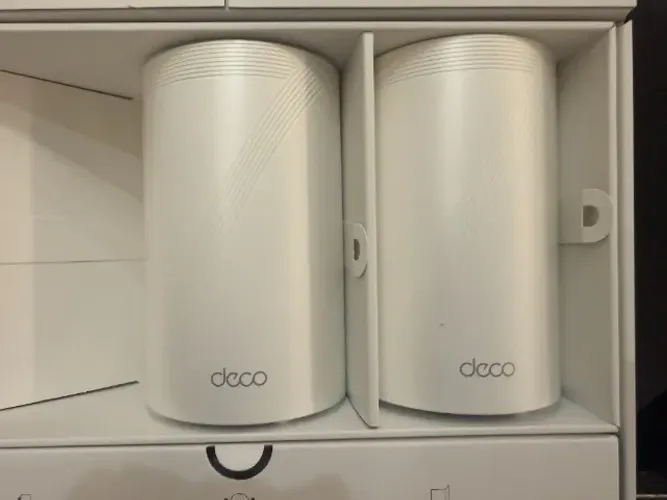 TP-Link Deco PRO 7 (2 un.) Sistema Mesh Wi-Fi 7 novo na caixa - Tri Band BE11000, 2 un. co