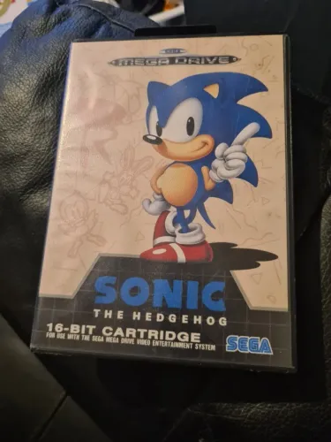 Sonic 1 Original Sega Mega Drive PAL + Caixa