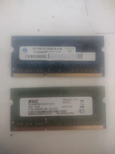 Memórias Notebook DDR3 2GB PC3 Kit 2x2GB (SMART + Teikon)