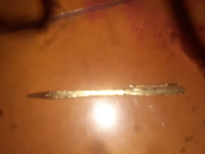 Caneta banhada a ouro antiguidade