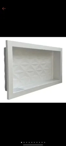 Nicho Para Banheiro Porta Shampoo Embutir 30x60 Fundo 3d Lançamento - Domus