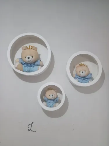 Kit de nichos com ursinhos