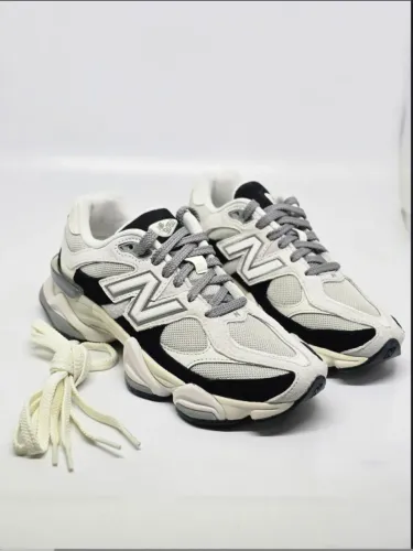 New Balance 9060 Grey Jet Black sz 37