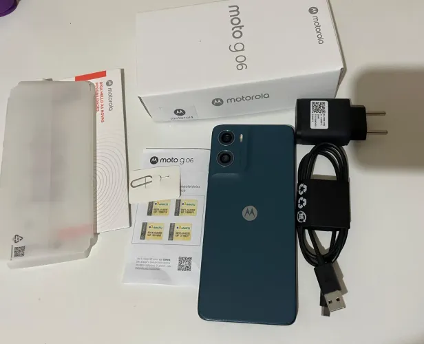 Moto g06 128gb seminovo com 3 meses de uso