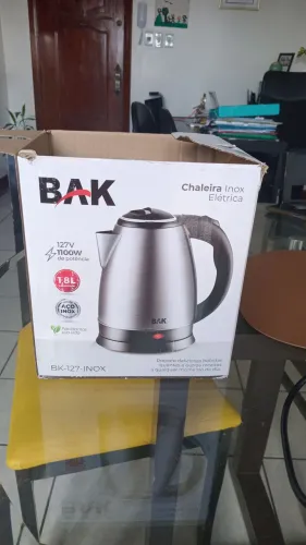 Chaleira inox eletrica 1,8l