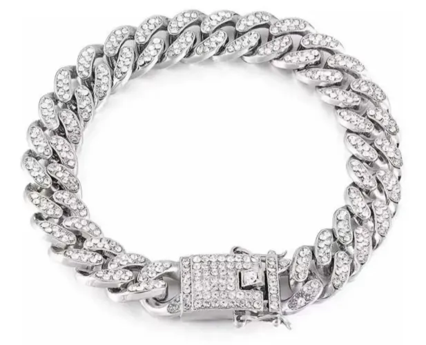 PULSEIRA CRAVEJADA ICED CUBAN 