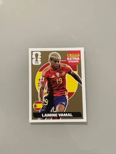 Figurinha Yamal Gold + Vini Jr Bronze - Copa 2026