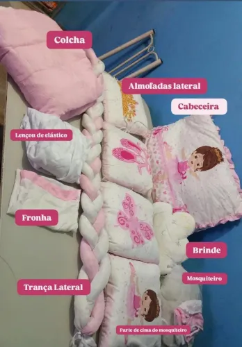 Kit berço americano 