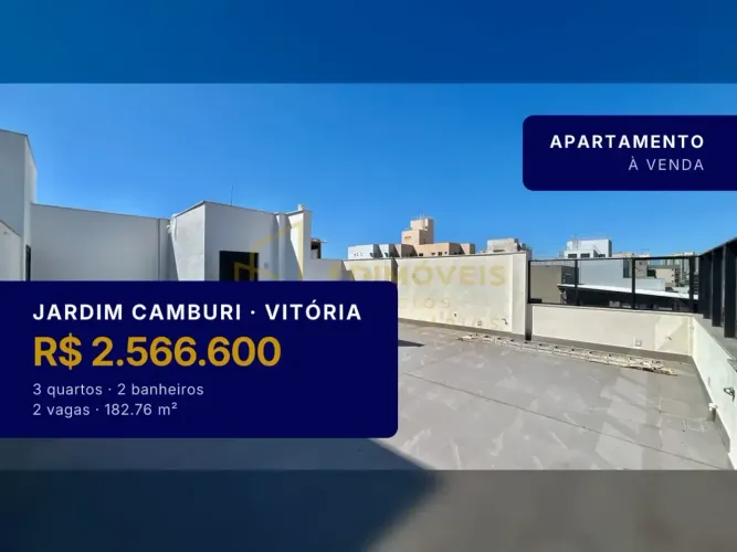 Seu novo lar em Jardim Camburi: cobertura única com 82,39 m² de terraço!