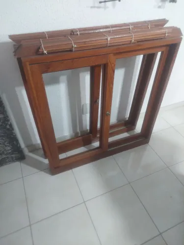 Janelas de correr duas partes 1m X 1m, preço por unidade