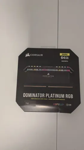 RAM DDR5 CORSAIR DOMINATOR PLATINUM RGB 64GB (2x32GB) 6000MHz C40 