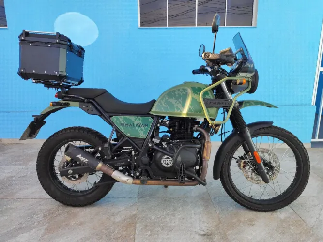Royal Enfield Himalayan 411 ABS - Verde Militar - Impecável!