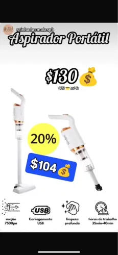 Aspirador portátil 