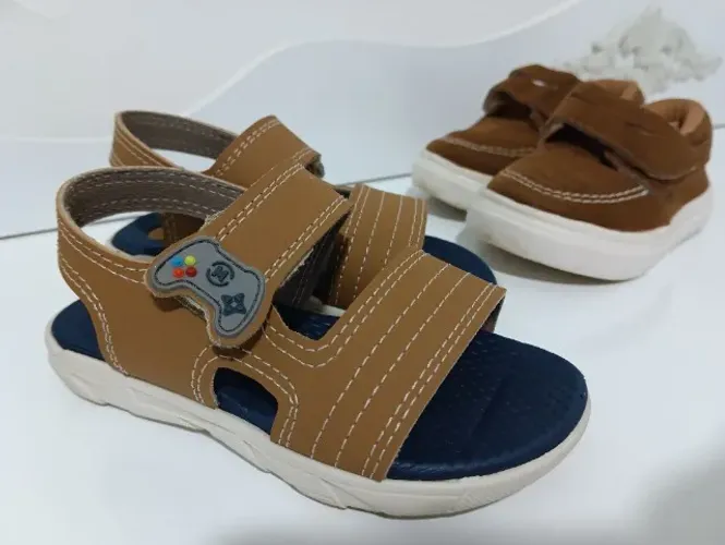 3 pares de calçados infantil menino