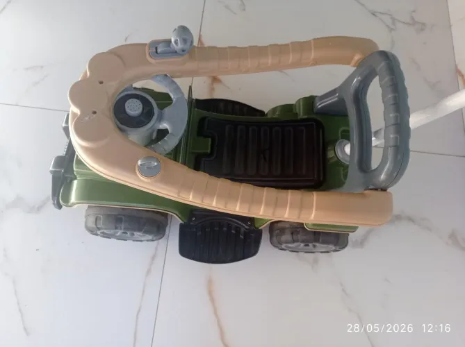 Jip jip carrinho passeio com empurrador cor militar
