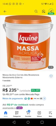 Massa acrílica 