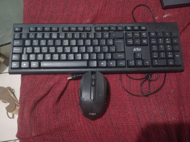 Kit Teclado + Mouse ATEK - Em ótimo estado