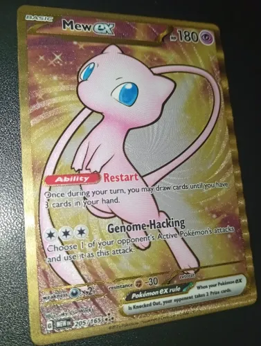 Carta Pokémon Mew Metal Gold Inglês Original