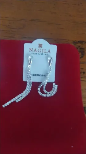 Nágila semi jóias prata 925. Com 1 ano de garantia