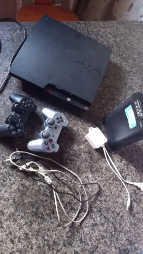 Ps3 desbloqueado bom todo + HD externo 500gb