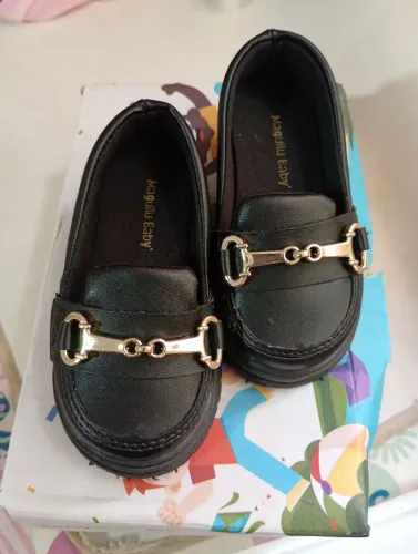 Mocassim preto, Novo. Tamanho 20