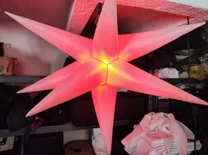 Estrela Sputnik Com Cooler e Lampada 1,20m