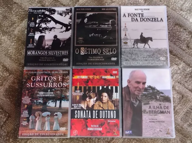 Coleção DVD'S Ingmar Bergman (5 Filmes + 1 Documentário) VERSÁTIL