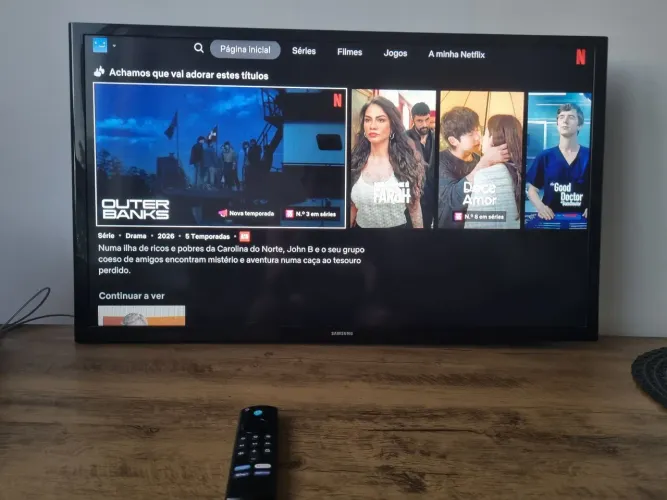 Televisão samsung 32 smart