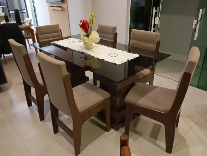 Mesa jantar com cadeiras